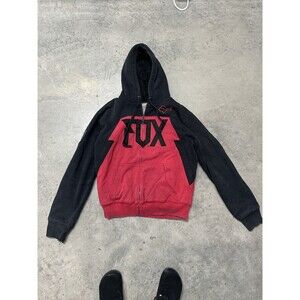 Vintage Fox Racing Sasquatch Full Zip Hooded Jacket Size Tagged Large